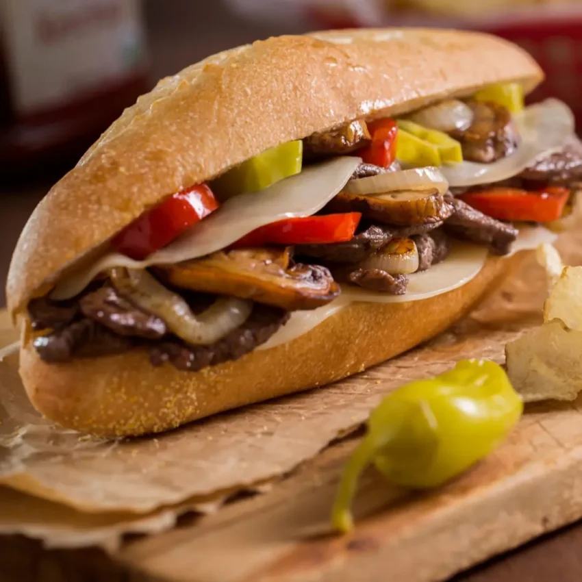 Philly Chili Peppers Cheesesteak