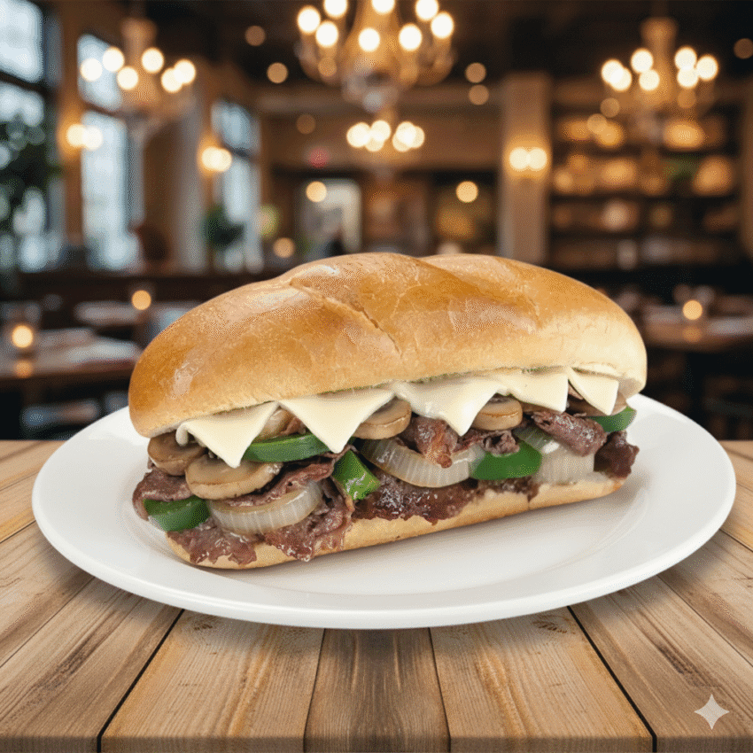 Philly Garlic Cheesesteak