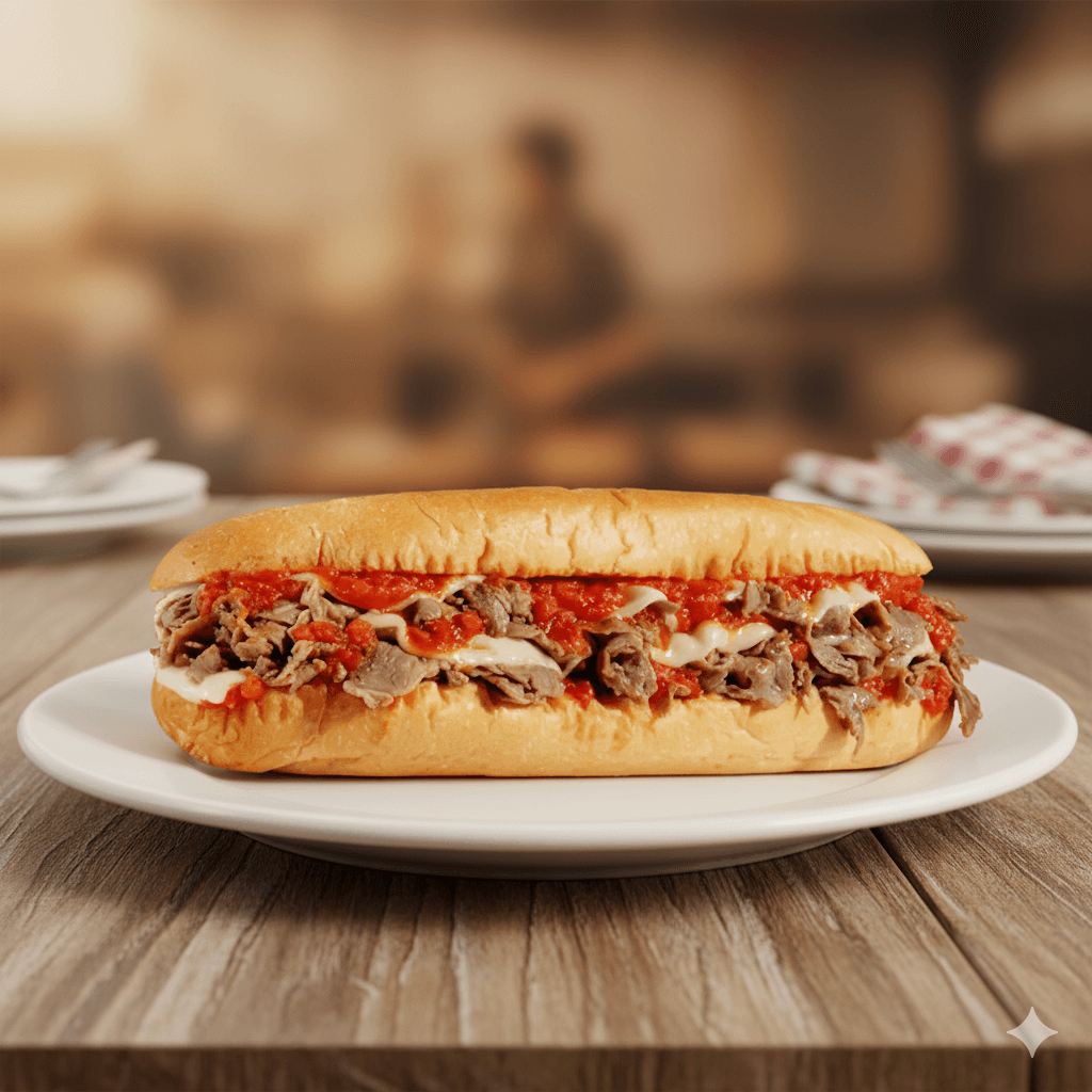 Philly Cheesesteak Pizza